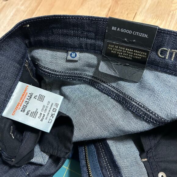 Citizens of Humanity Kelly Jeans Women 30 (32x35) Bootcut NEW Pacific Ocean Blue - Picture 6 of 16